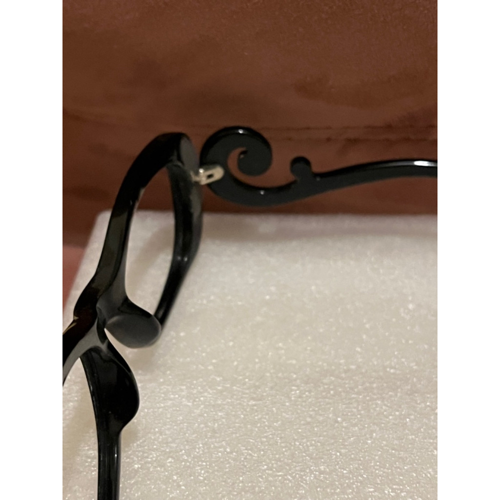 Women's Prada Eyeglasses Black Size 54-19-135 - Picture 5 of 9